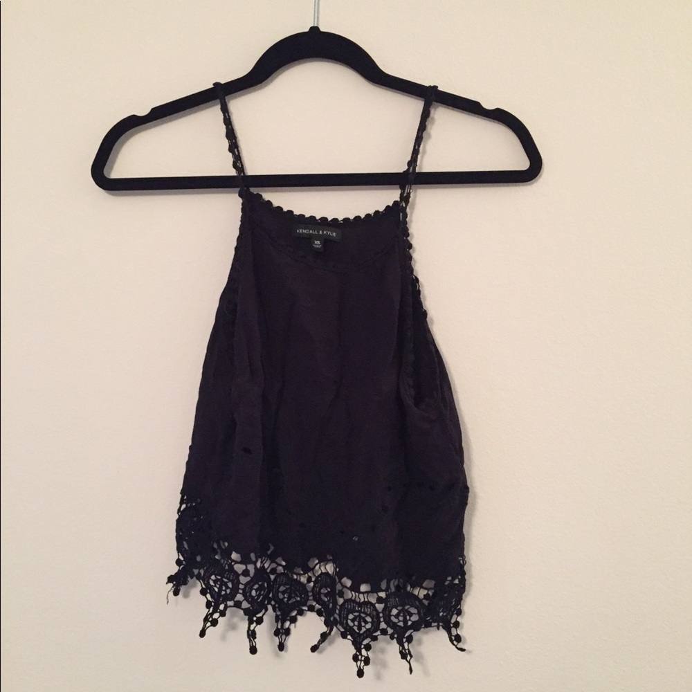 Kendall and Kylie crochet tank